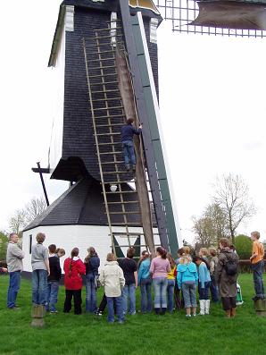 Ook het gevlucht en het opzeilen werd bekeken.