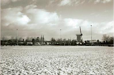 in de winter